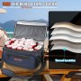 VEVOR Hardbody Cooler Bag, 24 latas 600D Oxford Fabric Cooler Bag aislado, a prueba de fugas e impermeable Hardbody Deep Freeze Cooler con cubo de plástico PP, abridor de botellas para playa, senderismo, picnic, viajes