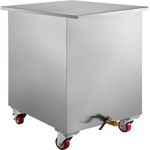 32.3 X 27.2 X 32.3 Inch Restaurant Soak Clean Grease Hood Filter Tank With Lid