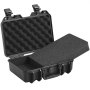 VEVOR Hard Pistol Cases with Pre-cut PU Foam, Waterproof & Dustproof Hard Gun Case for 1 Pistol, 12.59×9.01×4.4 in Lockable Pistol Case, Black