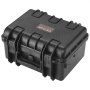 VEVOR Hard Pistol Cases with Pre-cut PU Foam, Waterproof & Dustproof Hard Gun Case for 2 Pistol, 14.1×11.5×7.6 in Lockable Pistol Case, Black