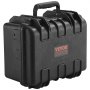VEVOR Hard Pistol Cases with Pre-cut PU Foam, Waterproof & Dustproof Hard Gun Case for 2 Pistol, 14.1×11.5×7.6 in Lockable Pistol Case, Black