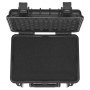 VEVOR Hard Pistol Cases with Pre-cut PU Foam, Waterproof & Dustproof Hard Gun Case for 2 Pistol, 14.1×11.5×7.6 in Lockable Pistol Case, Black