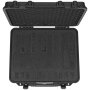 VEVOR Hard Pistol Cases with Pre-cut Lining, Waterproof & Dustproof Hard Gun Case for 6 Pistol, 19.3×17.1×8.3 in Lockable Pistol Case, Black