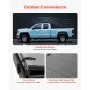 VEVOR Hard Tri-Fold Truck Bed Tonneau Cover, Compatible with 2016-2025 Toyota Tacoma with OE Track System (Not Fit Roll Bar) 5 ft (60.5 in) Bed, Waterproof Fiberglass Hard Folding Truck Tonneau Cover