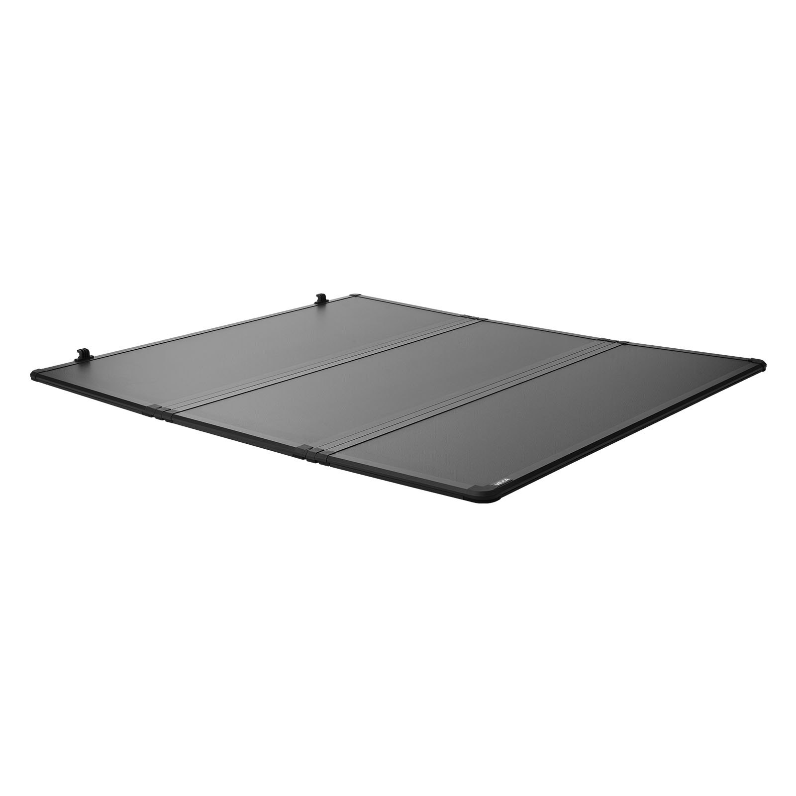 VEVOR Hard Tri-Fold Truck Bed Tonneau Cover, Compatible with 2015-2025 Ford F150 6.5 ft (78.9 in) Standard Bed, Waterproof Fiberglass Hard Folding Truck Tonneau Cover with Aluminum Alloy Support Bar