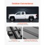 VEVOR Hard Tri-Fold Truck Bed Tonneau Cover, Compatible with 2019-2025 Chevy/GMC Silverado/Sierra 1500 5.8 ft (70 in) Bed with MultiPro/Flex Tailgate (Not Fit CarbonPro), Waterproof Low-Profile Cover