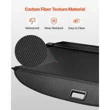Retractable Cargo Cover Anti-Peeping Luggage Privacy Trunk Shield Cover