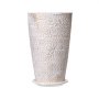 VEVOR Set of 2 Tall Outdoor Planters 21"H, Round Large Planters For Front Porch and Patio, Stone Finish Flower Tree Plant Pots