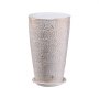 VEVOR Set of 2 Tall Outdoor Planters 21"H, Round Large Planters For Front Porch and Patio, Stone Finish Flower Tree Plant Pots