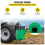 VEVOR 3 point ballast box with solid steel material on a tractor for enhanced balance.