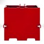 VEVOR 3 Point Ballast Box, 800lbs Capacity Hitch Ballast Box, Standard 2'' Hitch Receiver, Tractor Ballast Box with 5cu.ft Volume, Heavy Duty Steel, Fits Category 1 Tractor Attachment, Red