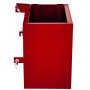 VEVOR 3 Point Ballast Box, 800lbs Capacity Hitch Ballast Box, Standard 2'' Hitch Receiver, Tractor Ballast Box with 5cu.ft Volume, Heavy Duty Steel, Fits Category 1 Tractor Attachment, Red