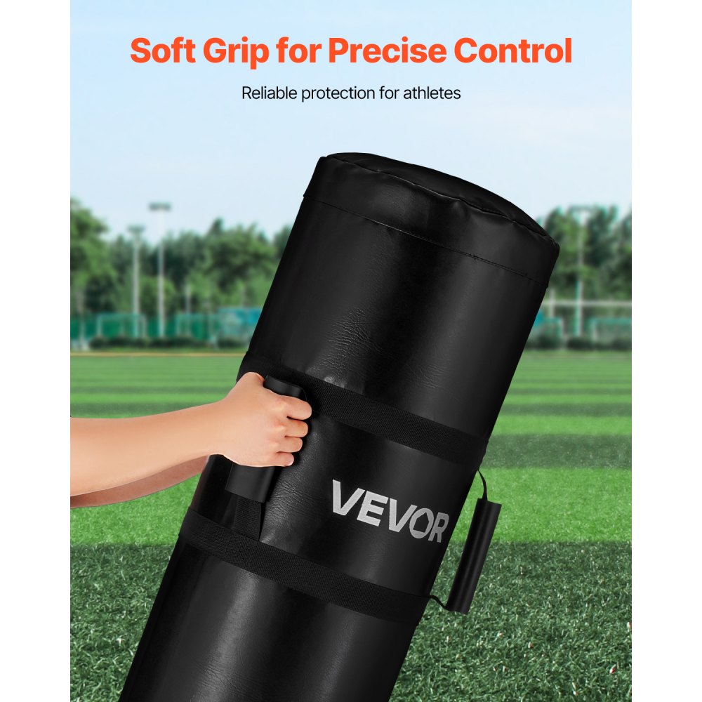 VEVOR Football Tackling Dummy, 47.2 in High-Density Sponge Blocking Pad Equipment for Practice, Heavy Duty Tackle Dummies with Handles, Great for Contact Drills, Martial Arts, Sports Training, 1PCS