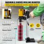 6" Diamond Core Drill Concrete Drilling Machine with Stand & Drill Bits 2180W