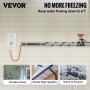 VEVOR Self-Regulating Pipe Heating Cable, 6-feet 5W/ft Heat Tape for Pipes Freeze Protection, Protects PVC Hose, Metal and Plastic Pipe from Freezing, 120V