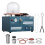 VEVOR Vacuum Investing Casting Machine with Melting Furnace, Convenient Oil Injection Port, Precision Pressure Gauge, All-in-One Machine for Casting Jewelry and Melting Scrap, Silver, Gold, Copper