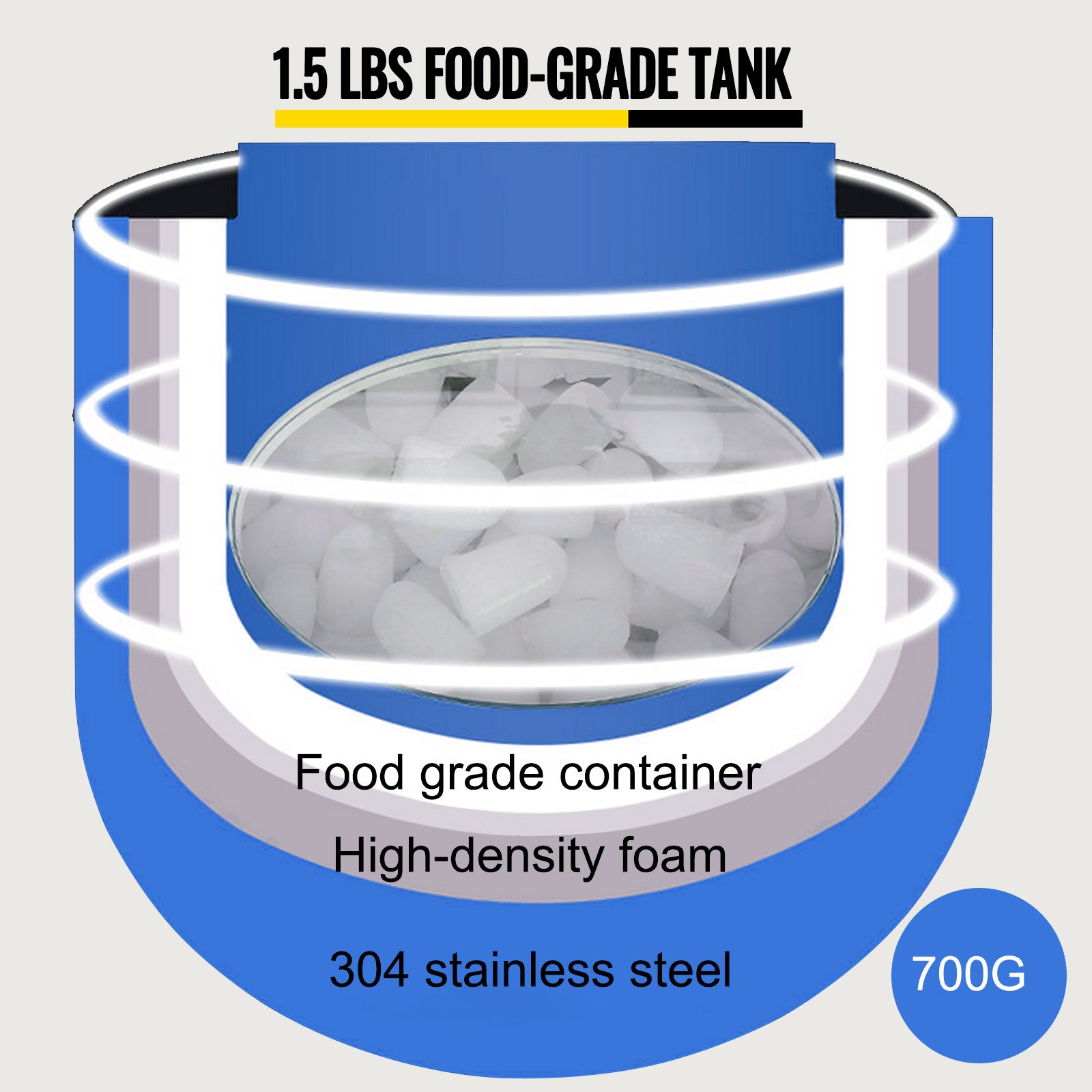 26lb/24h Portable Ice Maker Lcd Screen Countertop Compact