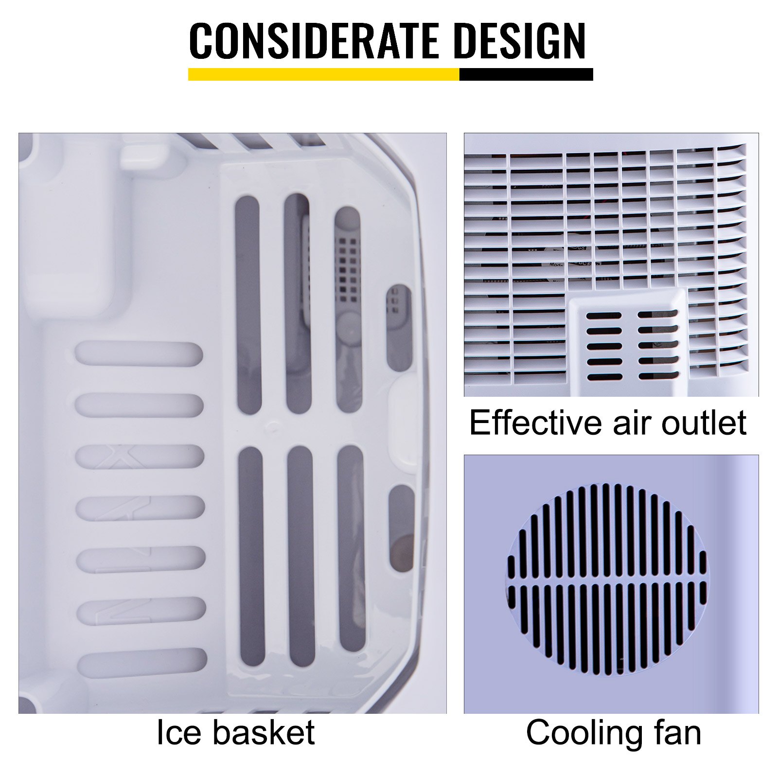 26lb/24h Portable Ice Maker Lcd Screen Countertop Compact