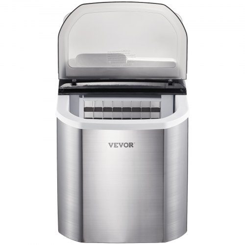 VEVOR 40ibs/18kg Countertop Ice Maker Portable Clear Ice Cubes Kitchen Generation