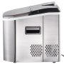 VEVOR 110V Portable Ice Maker Countertop 40 LBS in 24 Hours, Ice Maker Machine with Ice Scoop and Basket,Counter Top Ice Maker Machine Compact and Self Cleaning for Home/Kitchen/Office (Sliver)