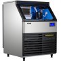 VEVOR Commercial Ice Maker Machine, 320LBS/24H ETL Approved Ice Machine Under Counter Ice Maker Machine with SECOP Compressor,77LBS Storage,Electric Water Drain Pump,Water Filter, 2 Scoops Included