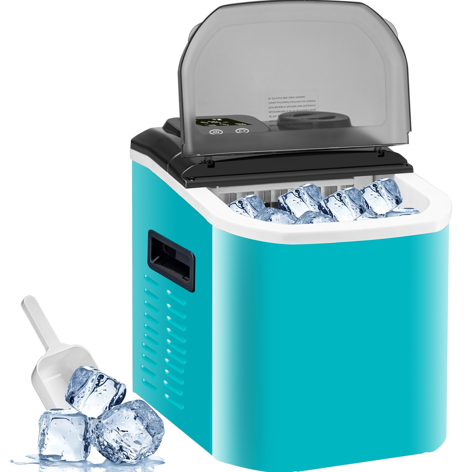 Auto Clear Ice Cube Machine Ice Maker Portable Ce Cb Etl Small 28lbs/24h Good