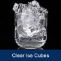 35kg/24h Ice Maker Auto Clear Cube Ice Making Machine With Cool Water Dispenser