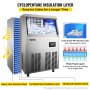 Commercial Ice Maker Machine 40kg 88lbs/24h Stainless Steel 32 Ice Cubes/plate