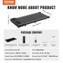 VEVOR Walking Pad, Under Desk Treadmill for Home Office, Working Walking Jogging Machine, 265 Lbs Capacity 2.5HP Portable Lightweight Walking Pad, with Remote Control and LED Display