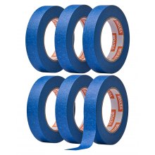 Painters Tape 1 Inch Wide (0.94 In x 60 Yds) 6 Rolls Blue Painter Masking Tape