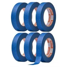 Painters Tape 1 Inch Wide (0.94 In x 60 Yds) 6 Rolls Blue Painter Masking Tape
