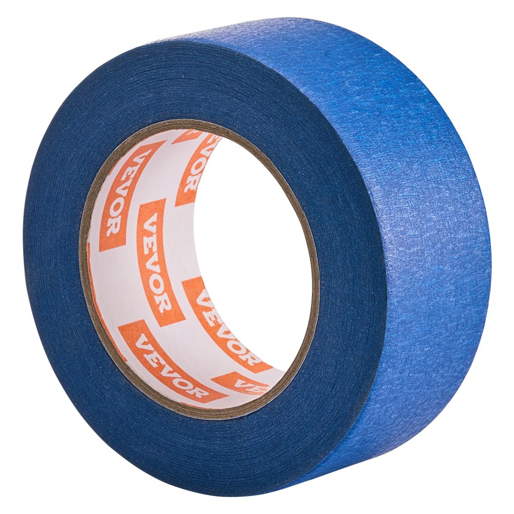 VEVOR Painters Tape, 2 Inch Wide (1.88 In x 60 Yds), 3 Rolls, Blue Painter Tape for Painting, Edge, Trim, Ceiling, Masking Tape Protects Surfaces and Removes Easily, DIY Craft Art, Labeling Decoration