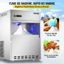 Commercial Sonwflake Ice Machine Flake Ice Maker 88lb/24h Shave Ice Machines