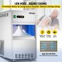 VEVOR snowflake ice maker with quick ice making, energy-saving, and low noise features.