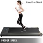 Electric Treadmill 2in1 Under Desk Treadmills Fitness Exercise Remote Control