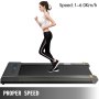 Electric Treadmill Under Desk Treadmills Fitness Running Cardio w/Remote Control