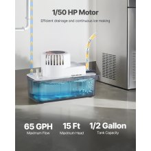 VEVOR Condensate Removal Pump Automatic Condensate Pump 1/50 HP 65GPH 4.57m Lift