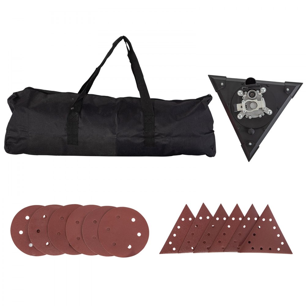 VEVOR 850W Drywall Sander Electric Floor Sander Variable Speed 360˚ Swivel Head