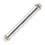VEVOR Adjustable Rolling Pin, Stainless Steel Dough Roller Designs, Rolling Pin with Thickness Rings and Pastry Baking Nonstick Mat Set, for Baking Fondant, Pizza, Pie, Pastry, Pasta, Dough, Cookies