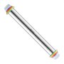 VEVOR Adjustable Rolling Pin, Stainless Steel Dough Roller Designs, Rolling Pin with Thickness Rings and Pastry Baking Nonstick Mat Set, for Baking Fondant, Pizza, Pie, Pastry, Pasta, Dough, Cookies