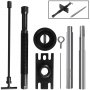 VEVOR gimbal bearing tool set with various black and silver components.