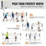 VEVOR 20ft Badminton Net Set Outdoor Portable Volleyball Pickleball Tennis Net