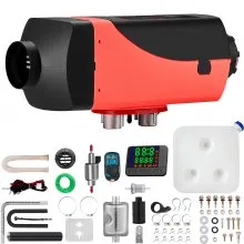 VEVOR 12V 2KW Diesel Air Heater Diesel heater Parking heater Air Diesel heater with Silencer,10L tank, LCD switch for  cars, buses, RVs, trucks, engineering vehicles