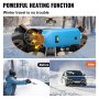 VEVOR Diesel Heater 12V, Muffler, 2KW Diesel Air Heater, 5L Tank, Diesel Parking Heater with Blue LCD Switch & Remote Control for Bus Boat and Trailer