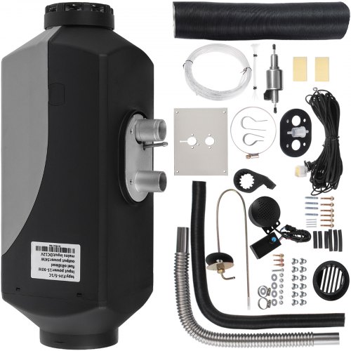VEVOR Diesel Air Heater 5KW Diesel Heater 12V 5000W Diesel Parking Heater with TG-Version Intelligent Switch for Bus Trailer Boat and RV (no muffler)