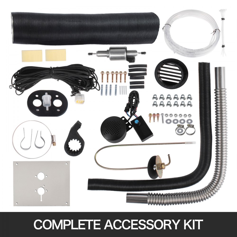 5KW  Air Diesel Heater Voice Prompt Function Motorhome Mounting Plate Thermostat