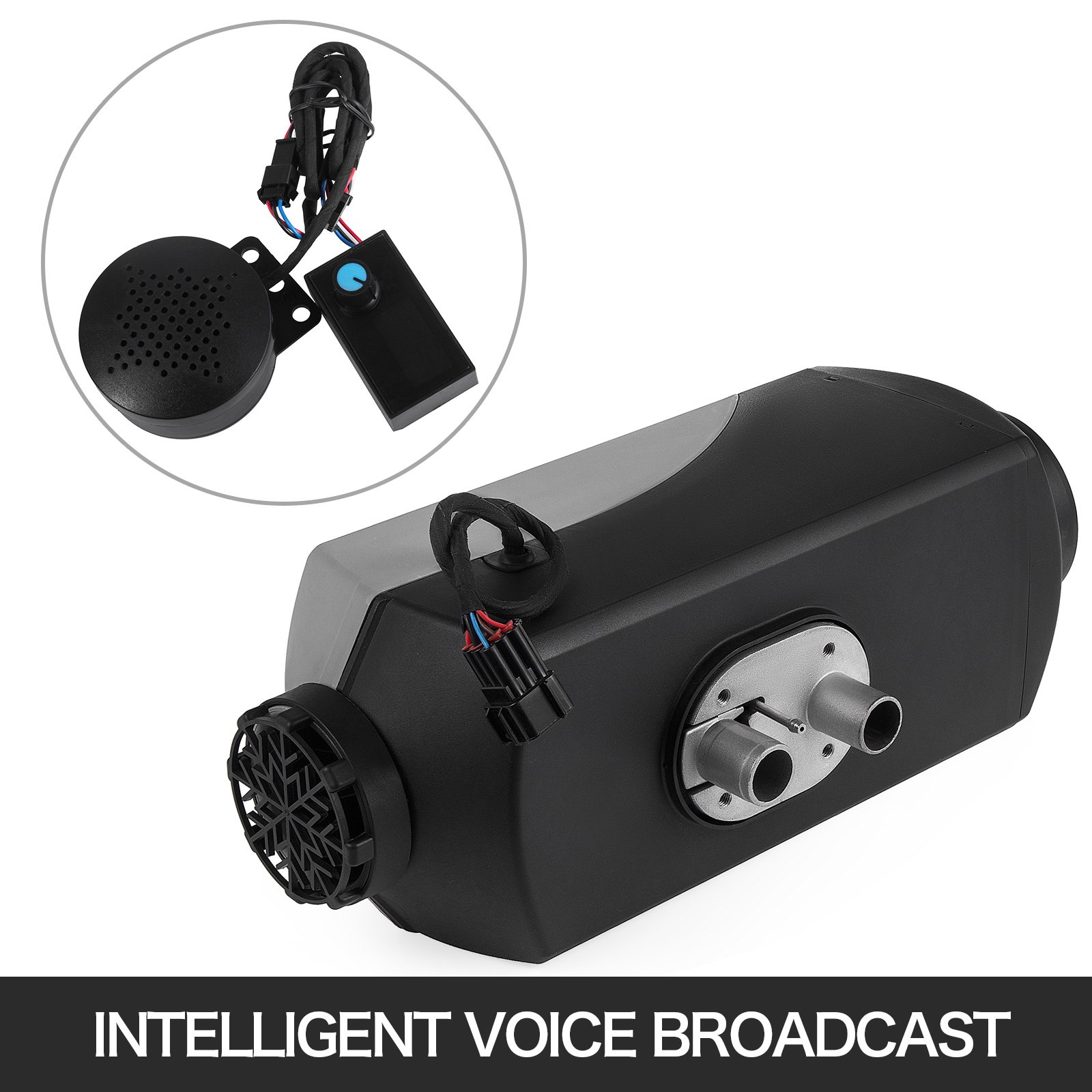 5KW  Air Diesel Heater Voice Prompt Function Motorhome Mounting Plate Thermostat