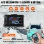 VEVOR 5KW Air Diesel Heater 12V Diesel Parking Heater LCD Switch 5KW Diesel Heater Muffler for RV Motorhome Trailer Trucks BoatsVEVOR