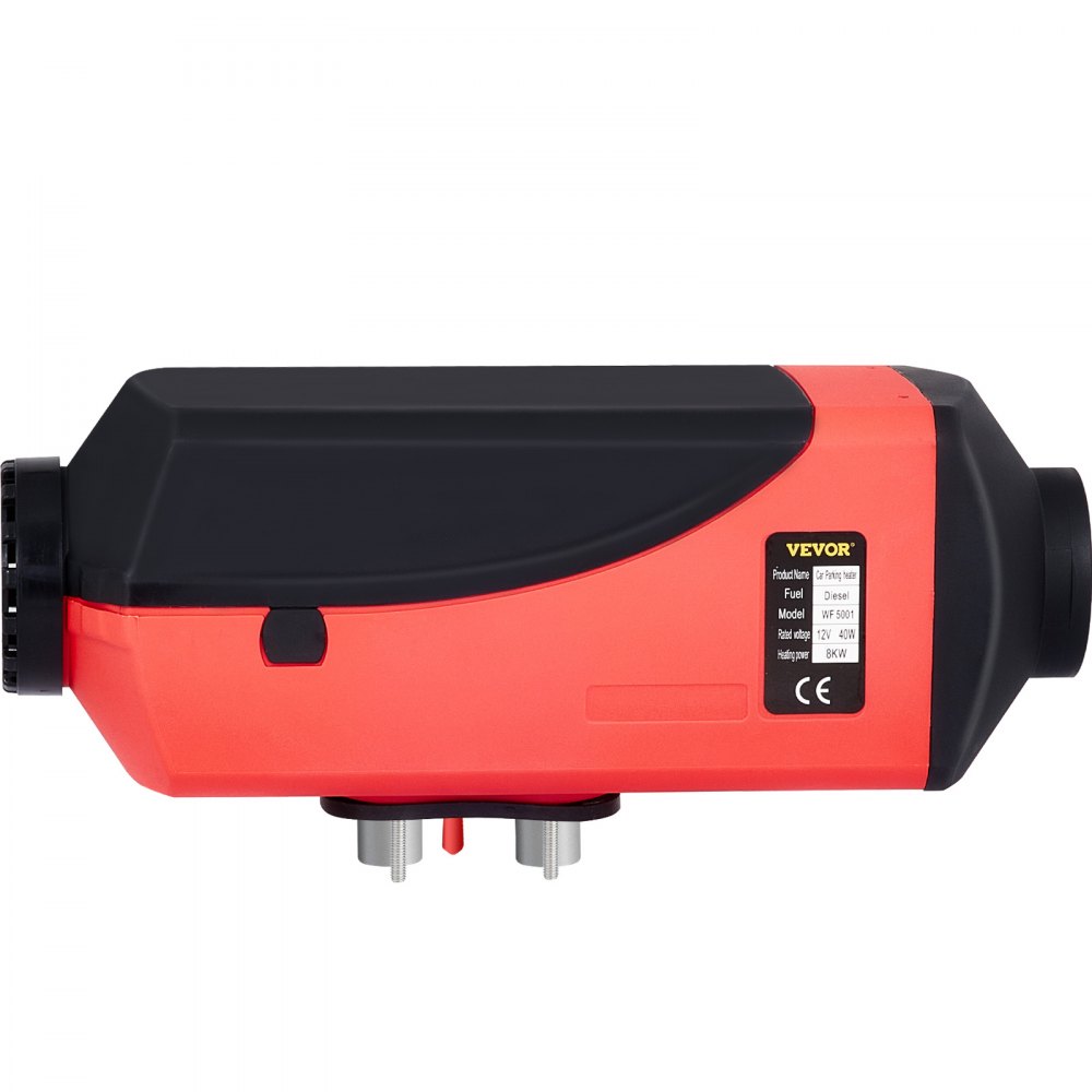 8KW 2Holes 12V Air Diesel Heater Fuel Consumption 0.21-0.65(l/h) for Truck Boat Car Trailer