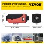 VEVOR 12V Diesel Air Heater Car Heater, 8KW Diesel Air Heater, Parking Heater for Car Truck Bus Ship Camping Caravan RV